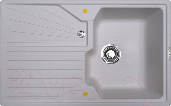 Изображение товара Мойка кухонная Zigmund & Shtain Kaskade 800 (каменная соль)