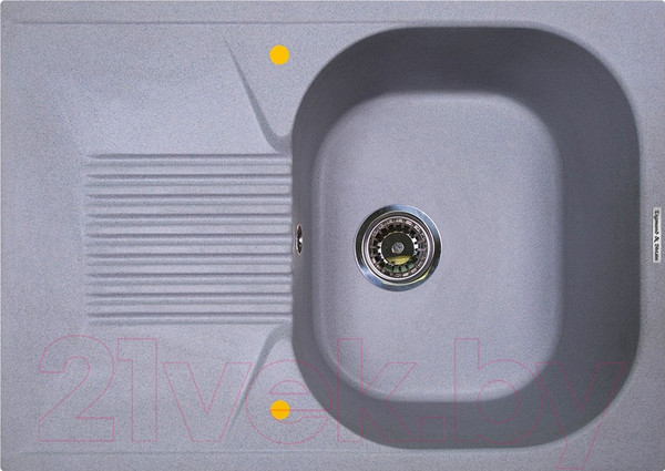 Изображение товара Мойка кухонная Zigmund & Shtain Klassisch 695 (млечный путь)