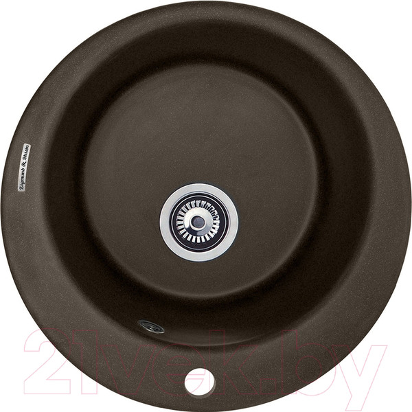 Изображение товара Мойка кухонная Zigmund & Shtain Kreis 480 (швейцарский шоколад)