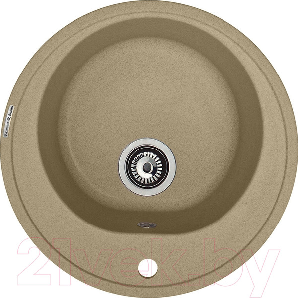 Изображение товара Мойка кухонная Zigmund & Shtain Kreis 505 (молодое шампанское)