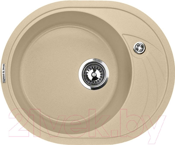 Изображение товара Мойка кухонная Zigmund & Shtain Kreis OV 575 (молодое шампанское)