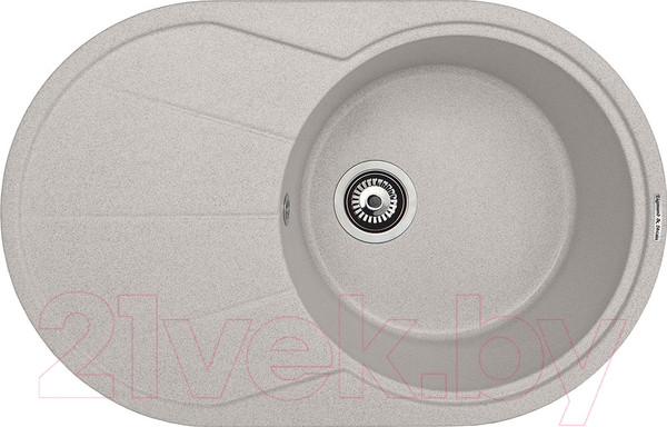 Изображение товара Мойка кухонная Zigmund & Shtain Kreis OV 770B (каменная соль)