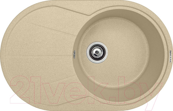 Изображение товара Мойка кухонная Zigmund & Shtain Kreis OV 770B (молодое шампанское)