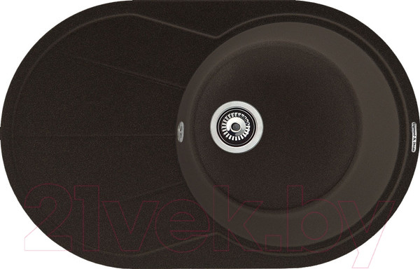 Изображение товара Мойка кухонная Zigmund & Shtain Kreis OV 770B (швейцарский шоколад)