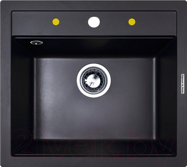 Изображение товара Мойка кухонная Zigmund & Shtain Platz 560 (темная скала)