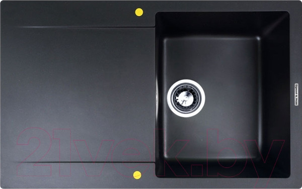 Изображение товара Мойка кухонная Zigmund & Shtain Rechteck 775 (черный базальт)