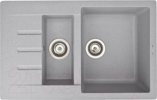 Изображение товара Мойка кухонная Zigmund & Shtain Rechteck 775.2 (млечный путь)