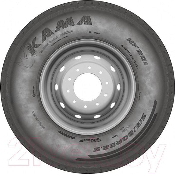 Изображение товара Грузовая шина KAMA NF 201 295/80R22.5 152/148M Рулевая