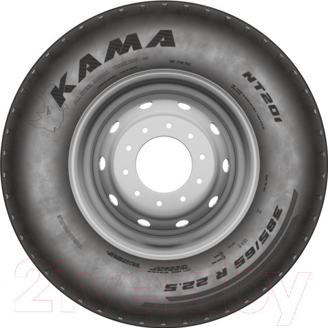 Изображение товара Грузовая шина KAMA NT 201 385/65R22.5 160K Прицепная