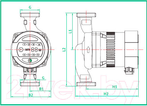 Изображение товара Циркуляционный насос Unipump LPA 32-40