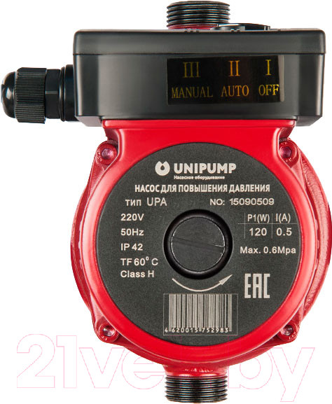 Изображение товара Циркуляционный насос Unipump UPA 15-120