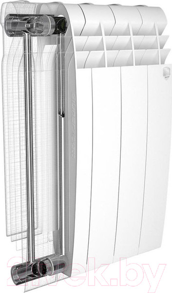 Изображение товара Радиатор биметаллический Royal Thermo BiLiner 500 Bianco Traffico (2 секции)
