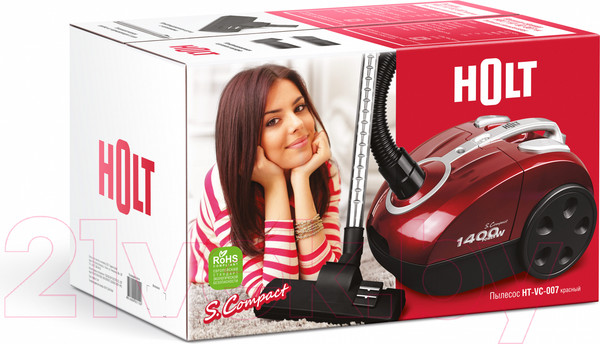 Изображение товара Пылесос Holt HT-VC-007 (красный)