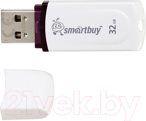 Изображение товара USB flash накопитель SmartBuy Paean 32GB (SB32GBPN-W)