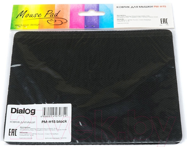 Изображение товара Коврик для мыши Dialog PM-H15 Black