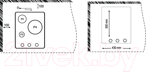 Изображение товара Газовая варочная панель Korting HG465CTX