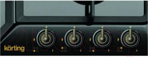Изображение товара Газовая варочная панель Korting HG630CTSN