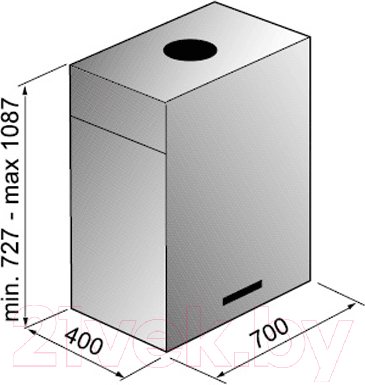 Изображение товара Вытяжка коробчатая Korting KHA7950X Cube