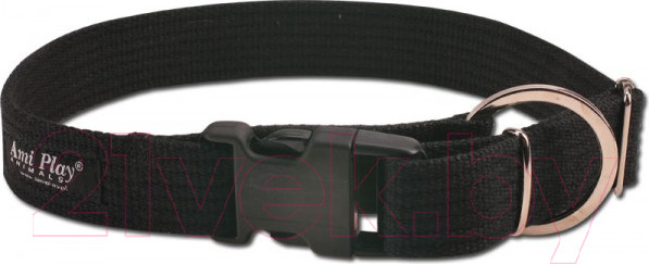 Ошейник Ami Play Cotton AMI190 (S, черный)