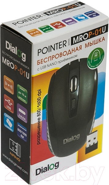 Изображение товара Мышь Dialog MROP-01U (черный)