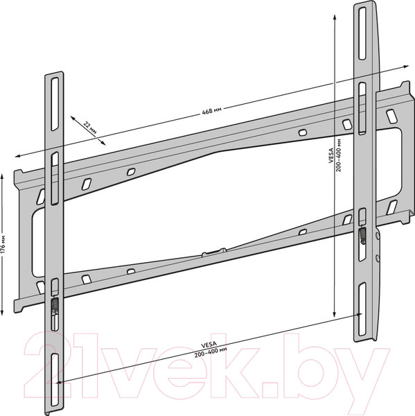 Изображение товара Кронштейн для телевизора Патрон АК-411