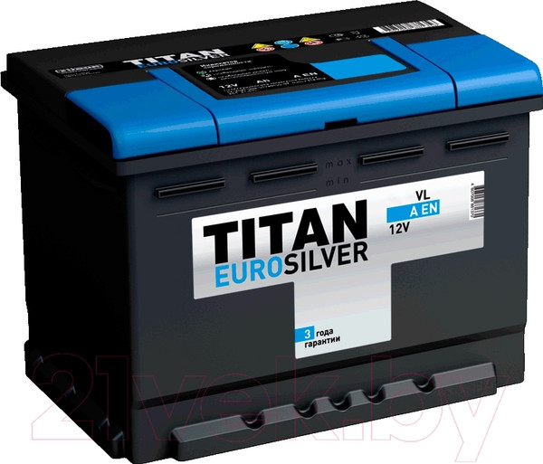 Изображение товара Автомобильный аккумулятор TITAN Euro Silver 85 R / MK000004492 (85 А/ч)