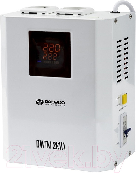 Изображение товара Стабилизатор напряжения Daewoo Power DW-TM2KVA
