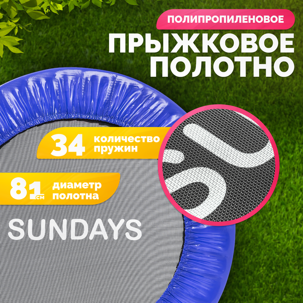 Изображение товара Батут Sundays D101 (синий)