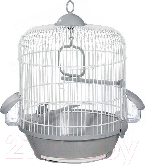Изображение товара Клетка для птиц Voltrega 001716BG (белый/серый)