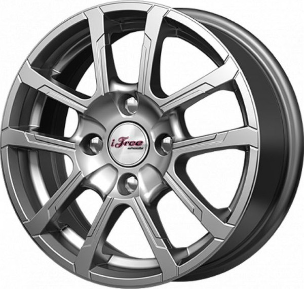 Изображение товара Литой диск iFree Слайдер (КС587) 14x5.5" 4x108мм DIA 65.1мм ET 34мм 214500 (хай вэй)