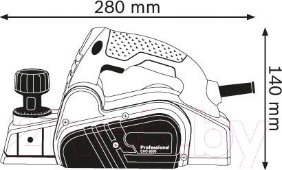 Изображение товара Профессиональный электрорубанок Bosch GHO 6500 (0.601.596.000)