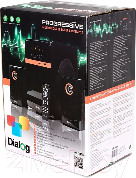 Изображение товара Мультимедиа акустика Dialog AP-240B (черный)