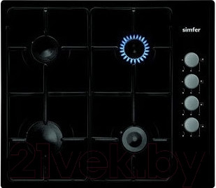 Изображение товара Газовая варочная панель Simfer H60Q40B411