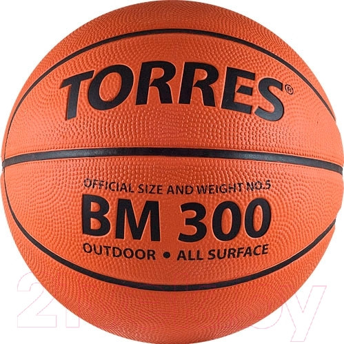 Изображение товара Баскетбольный мяч Torres BM300 / B00015 (размер 5)