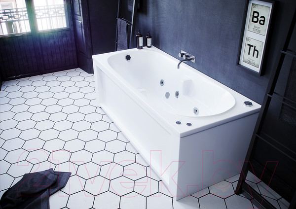 Изображение товара Ванна акриловая Aquatek Лея 170x75 L (с экраном)