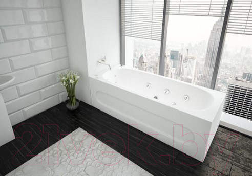 Изображение товара Ванна акриловая Aquatek Оберон 160x70 L (с экраном)