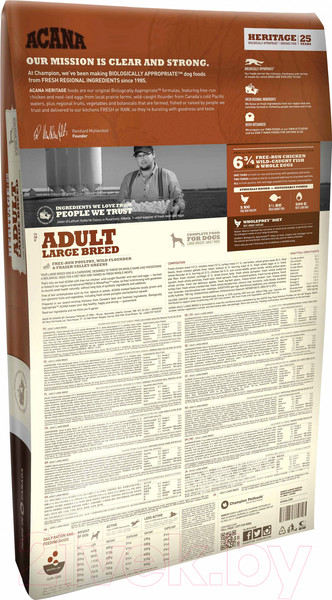 Изображение товара Сухой корм для собак Acana Adult Large Breed (17кг)