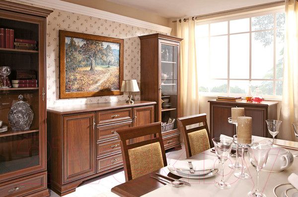 Изображение товара Тумба Black Red White Kentaki S320-KOM2W3S1B (каштан/каштан)