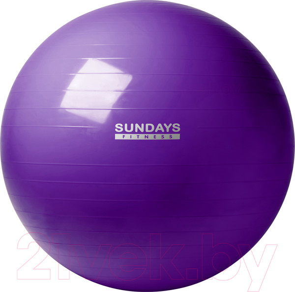 Изображение товара Фитбол гладкий Sundays Fitness IR97402-65 (фиолетовый)