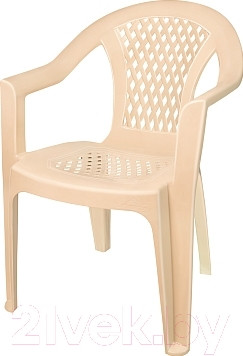 Изображение товара Стул пластиковый Эльфпласт 042 (бежевый)