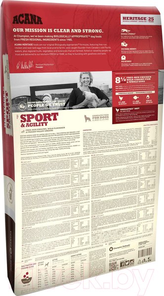 Изображение товара Сухой корм для собак Acana Heritage Sport & Agility (17кг)