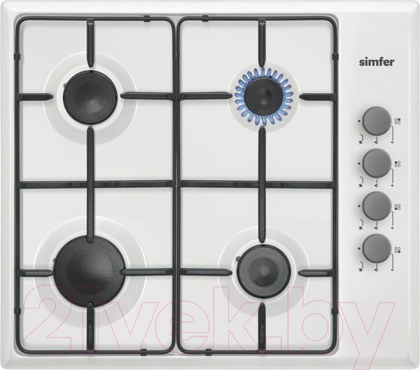 Изображение товара Газовая варочная панель Simfer H60Q40W411