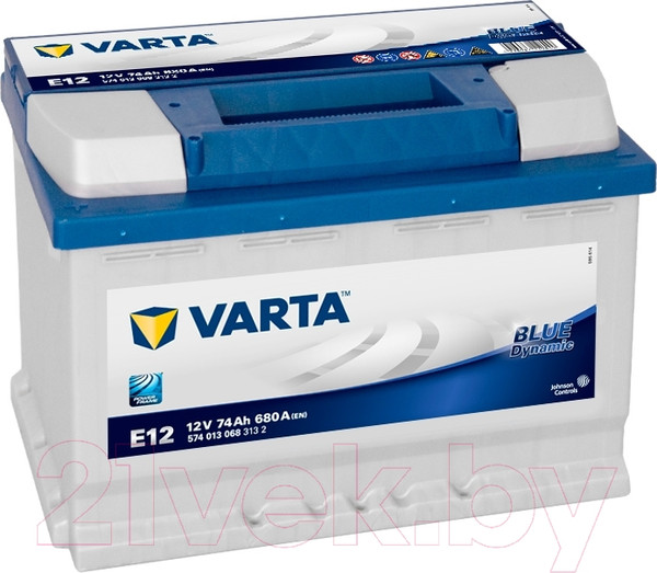 Изображение товара Автомобильный аккумулятор Varta Blue Dynamic / 574013068 (74 А/ч)