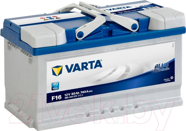 Изображение товара Автомобильный аккумулятор Varta Blue Dynamic 580400074 (80 А/ч)
