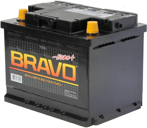 Изображение товара Автомобильный аккумулятор BRAVO 6СТ-60 Евро / 560010009 (60 А/ч)