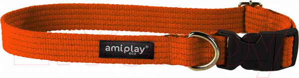 Изображение товара Ошейник Ami Play Cotton (M, оранжевый)
