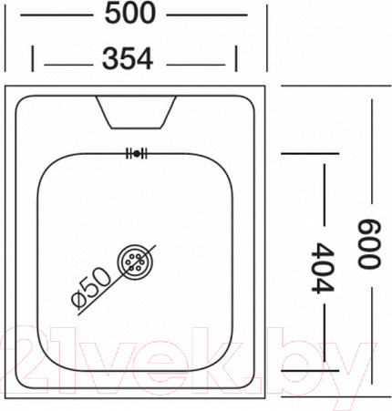 Изображение товара Мойка кухонная КромРус S 408 RUS