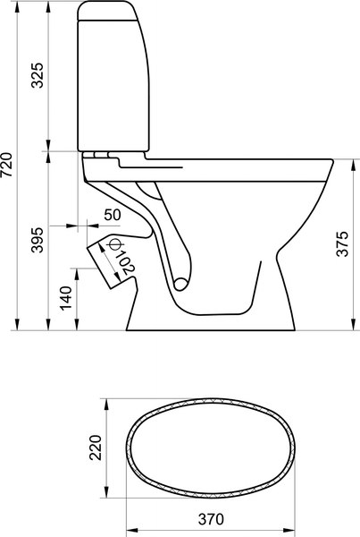 Изображение товара Унитаз напольный Santek Римини WH111758