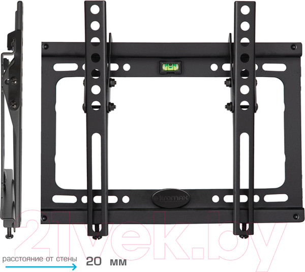 Изображение товара Кронштейн для телевизора Kromax Ideal-6 (черный)
