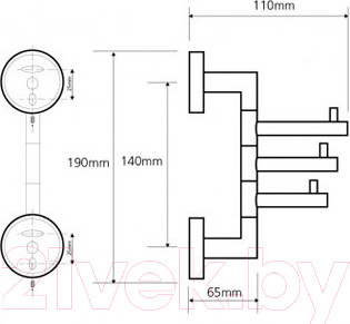 Изображение товара Крючок для ванной Bemeta 104206075